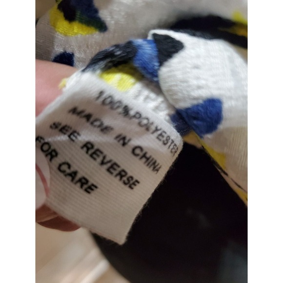 New York Women's Multicolor 100% Polyester Round Neck Short Sleeve Top Blouse L - Picture 8 of 12